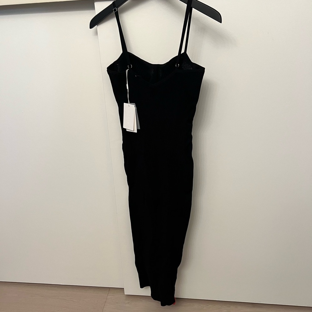 NWT Helmut Lang Black Eyelet Bra Dress - Picture 12 of 16